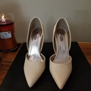 Charlotte Russe cream high heels